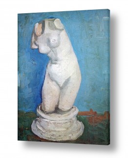 שילובים של צבע כחול כחול ולבן | Torso of Venus