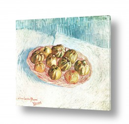 אמנים מפורסמים וינסנט ואן גוך | Basket of Apples 