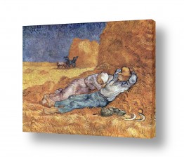 אמנים מפורסמים וינסנט ואן גוך | Rest from Work