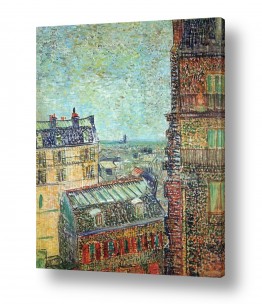 אמנים מפורסמים וינסנט ואן גוך |  View Of Paris 
