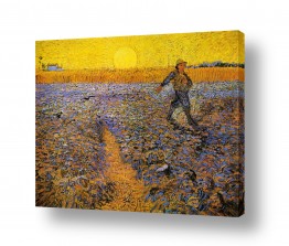 תמונות לחדר שינה תמונות לחדר שינה קלאסי | sower at sunset  