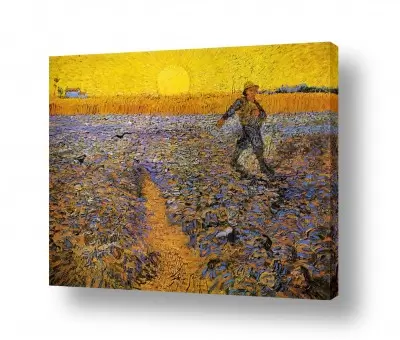 סגנונות דקורטיבי מעוצב | sower at sunset  