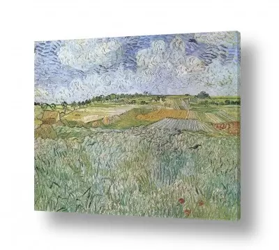 תמונות זכוכית תמונות זכוכית לסלון | plain at auvers