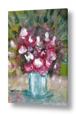 ורד אופיר ורד אופיר - ציירת בסגנון אופטימי - פרחים | פרחי חג