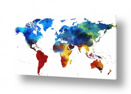 מפות עולם מופשטות אוסף מפות עולם מופשטות | מפת עולם אילמת