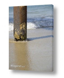 תמונות לפי נושאים חלודה | עמוד בחוף עתלית