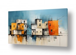 ציורים אמיר וינברגר | בתים בעיר