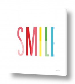 תמונות לפי נושאים חיוך | חיוך באותיות וצבע
