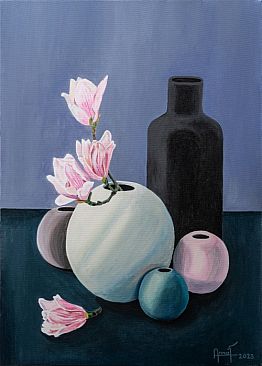 Magnolia in a vase