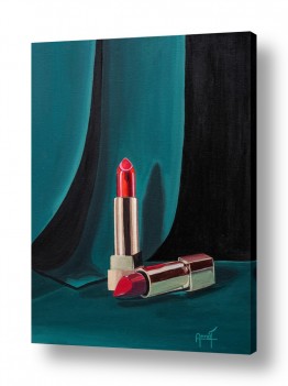 ציורים Anna Forsuk | Red lipstick