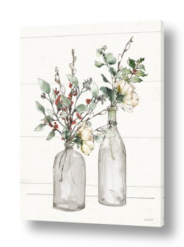 תמונות לפי נושאים זכוכית | פרחים בקנקנים II