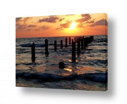 ארי בלטינשטר ארי בלטינשטר - צילומי מוצר,טבע ואמנות - חוף ים | מזח בשקיעה