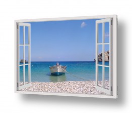 Artpicked Windows הגלרייה שלי | סירה במפרץ