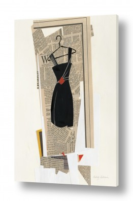 ציורים Avery Tillmon | שמלה מהניירות I