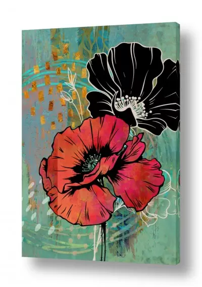 מסגרת ראשי בוהו | פרגים Poppies