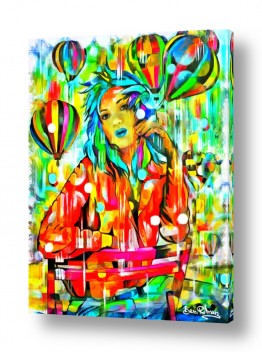 חדרים תמונות קנבס | בלונים זה שמחה