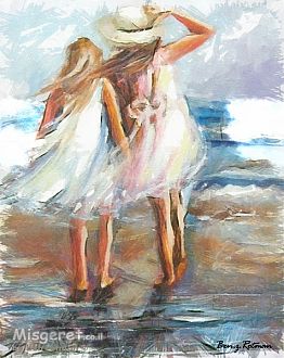 ילדות בחוף תל אביב