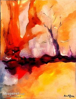 גזע עץ בערבה