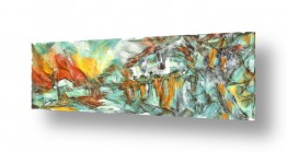 ציורי אבסטרקט אבסטרקט בצבעי מים | לגור בטבע