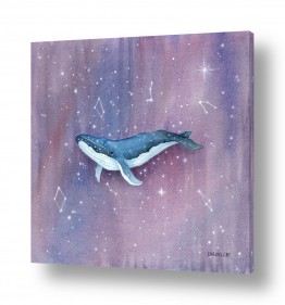 ציורים ציורים מים וים | לוויתן גלקטי