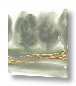 ציורים Chris Paschke | ערפל באגם וו