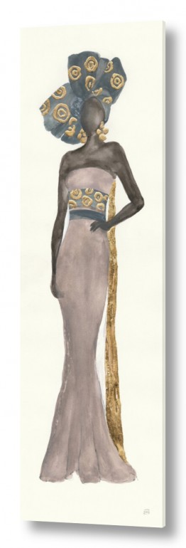 ציורים Chris Paschke | נסיכה אפריקאית II