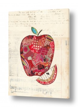ציורים Courtney Prahl | תפוח רטרו