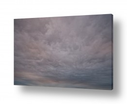 עננים בזריחה - יצירה מאת דן ששתיאל