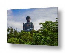 תמונות לפי נושאים פסל | בודהה על הר