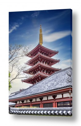 אסיה יפן | מקדש יפני בטוקיו