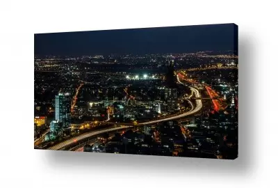 תמונות לסלון תמונות אורבניות לסלון | עיר ללא הפסקה