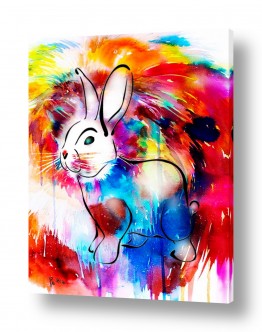 ציורים ציורים של בעלי חיים | ארנב