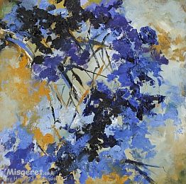 פריחה בכחול