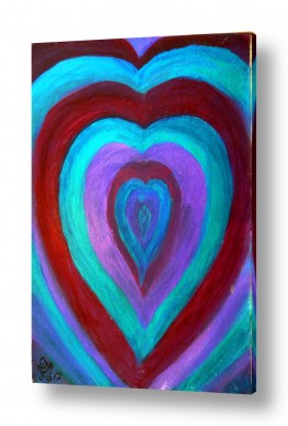 ציורים ציורים מיסטיים | לבבות