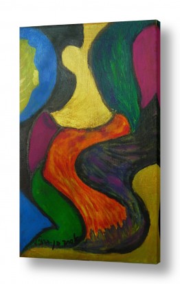 אסתר חן-ברזילי אסתר חן-ברזילי - אמנות מהלב - המילים הפכו לצבעים - צבעוניות | אבסטרקט 15