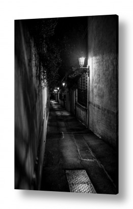 צילום אמנותי שחור לבן | פנס בודד