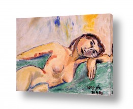 ציורים ציורי עירום | אישה בעירום 1997