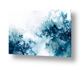 תמונות מעוצבות לחדר שינה תמונות נוף לחדר שינה | עצים בכחול