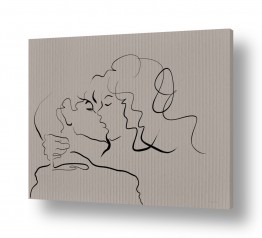 איש גורדון איש גורדון - צייר ואמן רב תחומי - צמד | הנשיקה הראשונה