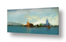 שמים עננים | עיר על ים