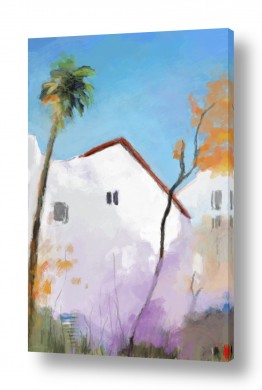 עצים דקלים | יום צלול וריח פרדסים