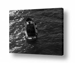צבעים פופולארים צבע שחור | תל אביב 1937 - סירה