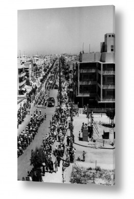 ערים בישראל תל אביב | תל אביב 1939 - מצעד מחאה