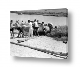 תמונות לפי נושאים תל | תל אביב 1939 הוצאת סירה