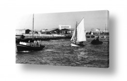 כלי שייט מפרשית | תל אביב 1939 גרירת סירה