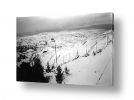 דוד לסלו סקלי דוד לסלו סקלי - צילומים מארץ ישראל הישנה - שלג | ירושלים 1942 מבט מזרחה