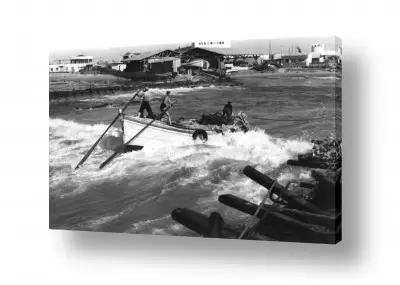 מים נוף ים | תל אביב 1937 סירת משוטים