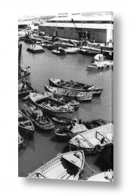 צילומים דוד לסלו סקלי | תל אביב 1937 סירות בנמל