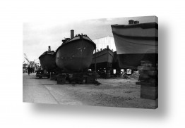 תמונות לפי נושאים מחסן | תל אביב 1937 סירות על מזח
