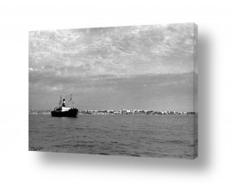 כלי שייט ספינות | תל אביב 38 ספינה מול העיר